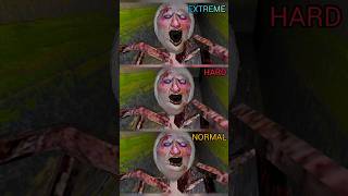 Normal Mode Vs Hard Mode Vs Extreme Mode in Granny 1 shorts [upl. by Fulviah]