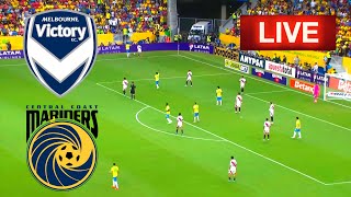 🔴Central Coast Mariners vs Melbourne Victory live match Australia ALeague [upl. by Peri]