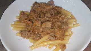 RICETTA TIPICA napoletana rivisitata ZITI ALLA GENOVESE DI TONNO  Pasta alla genovese FoodVlogger [upl. by Acenahs]