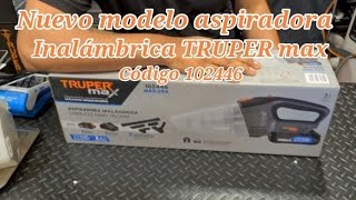 Nueva aspiradora inalámbrica TRUPER max catálogo truper [upl. by Donella]