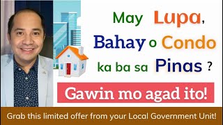 DISCOUNT ON REAL PROPERTY TAX AMILYAR IN THE PHILIPPINES  WHEN AND HOW TO AVAIL [upl. by Yelkreb]