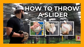 How to Throw a Slider  Thumb Positions Grips and Cues  Driveline Baseball [upl. by Ymmac242]