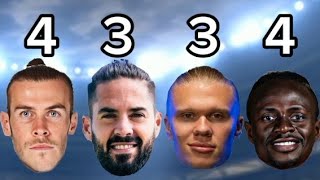 Bale vs Isco vs Haaland vs Sadio [upl. by Ymmas]