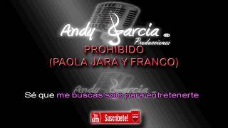 Prohibido KARAOKE Paola Jara amp Franco [upl. by Knute814]