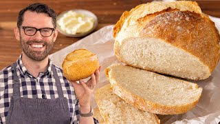 Easy Artisan Bread Recipe  No Kneading [upl. by Alien447]