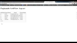 Paginando GridView em AspNet C [upl. by Anrat]