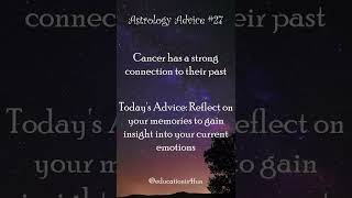 Why Cancer Needs to Reflect 💙 AstrologyAdvice [upl. by Reivax]