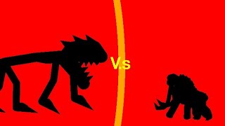 Behemoth Trevor Henderson Vs Titanus Behemoth Stick Nodes Pro [upl. by Masao165]