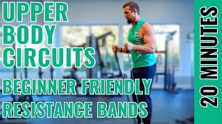 Burn Fat FAST Resistance Band Upper Body Circuit Workout [upl. by Gomer]