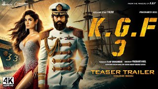 KGF Chapter 3  Trailer 2024  Rocking Star Yash Sanjay Dutt  Prashant Neel  Hombale Films [upl. by Boudreaux]