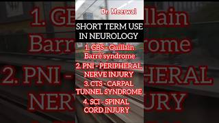 NEUROLOGY DISEASE ABBREVIATIONS MEDICAL SHORT TERM DOCTOR PRESCRIPTION rehabilitationtherapy [upl. by Hyacinthie]