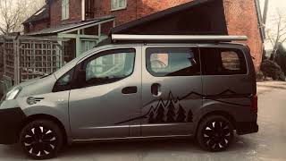 CCCampers NV200 Solo Clee conversion [upl. by Assilen735]