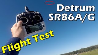 RC Plane Return to Home Autopilot Test  Detrum SR86AG [upl. by Nnyroc397]