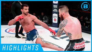 Highlight  Andrey Koreshkov  Bellator 229 [upl. by Dewain]