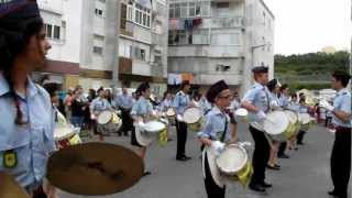 Actuação da Fanfarra de Olhão no desfile de Fanfarras em Caneças parte 3 [upl. by Adnarrim105]