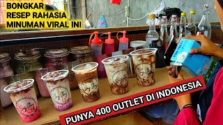 JELASDETAIL DAN LENGKAP SAMPAI TAKARAN BONGKAR RESEP ES VIRAL KEKINIAN PUNYA 400 LEBIH OUTLET [upl. by Eltsyrk]