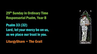 29th Sunday in Ordinary Time Responsorial Psalm Year B Australia [upl. by Ellerrehs]