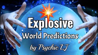 EXPLOSIVE World Predictions by Psychic LJ [upl. by Yacano]