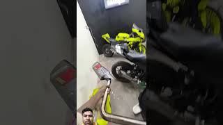 R15 v3 full system exhaust install R15 v3 modified r15v3 ytshorts shorts viral [upl. by Devaj]