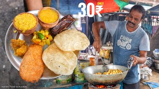 Kolkata Cheapest Lunch thali Only 30₹  Posto Aloo Fry amp khichadi  Street Food [upl. by Balthasar]