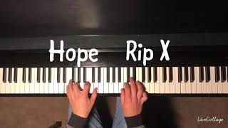 Hope  XXXTENTACION   Piano Cover [upl. by Reeva]