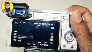 🔥Sony A6100A6400A6600 Tips💡 Audio Level Display [upl. by Lehplar]