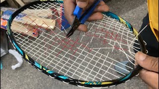 Yonex Badminton Racket Astrox88s game stringing full installation Video badmintonracket pvsindhu [upl. by Attenauqa]