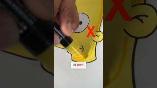 Never Blend Posca MarkersThis Way 😡 Pt2 art drawing shorts [upl. by Jacobson]