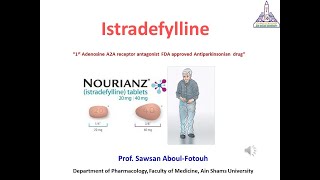 Istradefylline Adenosine A2A receptor antagonist [upl. by Azal]