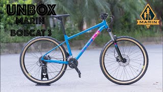 Unbox Marin bobcat trail 3 blue colour Marin bikes Vietnam  Overmore [upl. by Ribble]