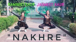 Nakhre by Jassi Gill  Jasmeet Kaur ft Ramneet Kaur  Bhangra Dance choreography [upl. by Fleisher472]