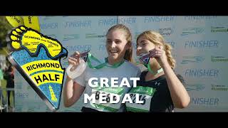 Richmond Half Marathon Video 2023 [upl. by Melinde]