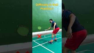 Facing Difficulty in Wall Practice 😅🏸 wallpractice badmintonpractice [upl. by Mcgill153]