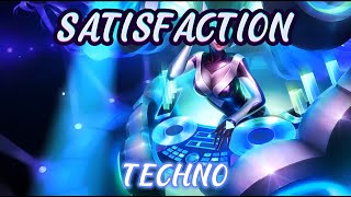 ◉ TECHNO  SATISFACTION Remix Slowed  Bass boosted  HARDWELL amp MADDIX [upl. by Yumuk]