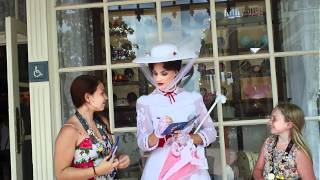 Mary Poppins in Walt Disney World Magic Kingdom [upl. by Bracci979]