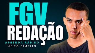 REDAÇÃO FGV TEXTO DISSERTATIVO ARGUMENTATIVO COMO FAZER [upl. by Elleinod869]