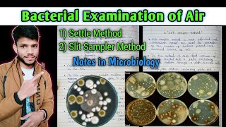 Bacterial examination of air in hindi हवा का बैक्टिरियल एग्जामिनेशन टेस्ट microbiologynotes [upl. by Ainessey315]