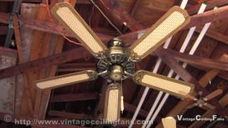 JC Penney Moss Heirloom Deluxe Ceiling Fan Model 7574002 [upl. by Alic]