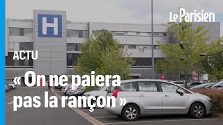 Cyberattaque  l’hôpital de CorbeilEssonnes ne paiera pas la rançon de 10 millions de dollars [upl. by Ainerbas]