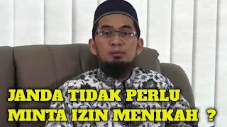 Apakah Janda Tidak Perlu Izin Dari Keluarga Untuk Menikah  Adi Hidayat [upl. by Yrian481]