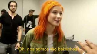 Paramore is short  LEGENDADO wwwparamorecombr [upl. by Haimaj]