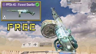 New free Epic PPSh41  Forest Dweller  credit store update in COD Mobile  Call of Duty Mobile [upl. by Thomsen349]