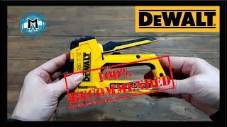 Como se usa la engrapadora clavadora manual  DEWALT 5in1 Multitacker [upl. by Joni749]