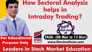 How Sectoral Analysis Helps In Intaday Trading ll quotतैयiरी अगले सप्ताह कीquot 08Mar To 13Mar 2021 [upl. by Aydan]