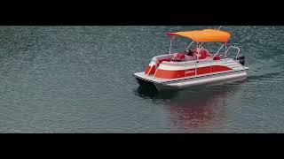 Mini pontoon boat [upl. by Myrah]