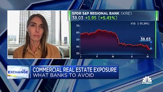 Commercial real estate lenders in San Francisco face risk amid credit crunch says Julie Biel [upl. by Somerset377]