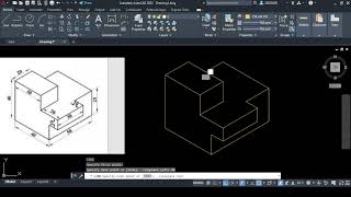 Autocad izometric draw 6 [upl. by Hendren255]