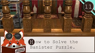 How to Solve the Banister Puzzle  Message in a Haunted Mansion [upl. by Carrington645]