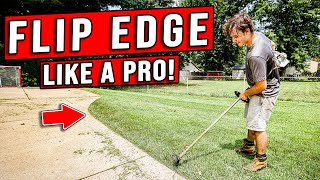 1 EASIEST Way To Edge A Sidewalk How The Pros Do It [upl. by Vetter]