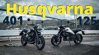 Husqvarna Vitpilen und Svartpilen 401 und 125 für 2024  grösser stärker erwachsener [upl. by Drawd]